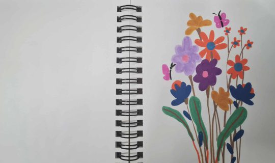 Flowers – Acrylic Marker Pens Painting!